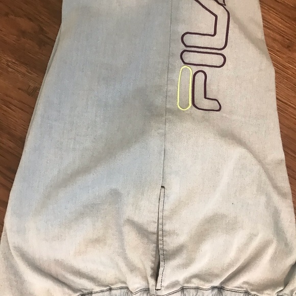 Fila drawstring denim shorts new without tag - Picture 4 of 5